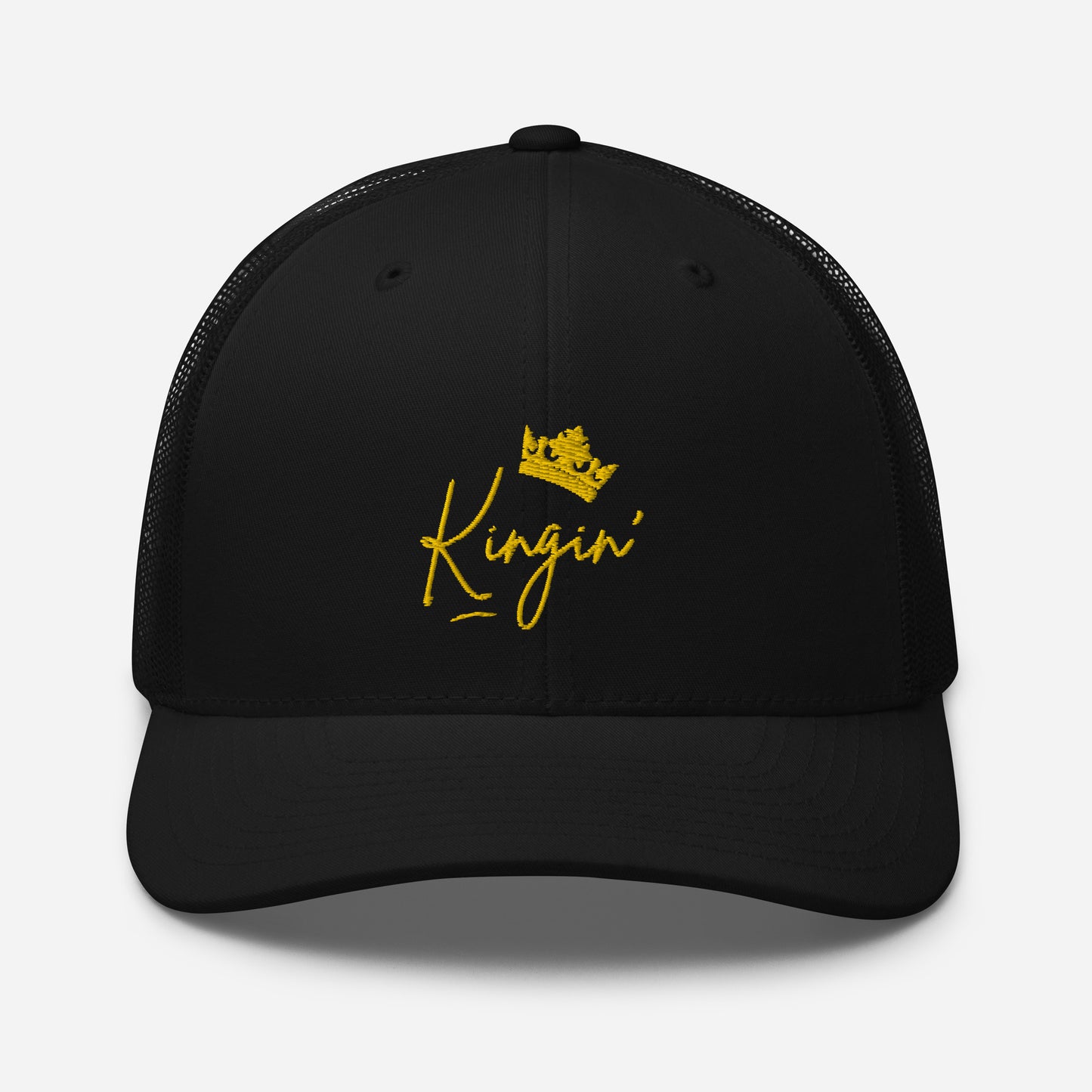 Kingin' Trucker Cap, Royal Gold Logo