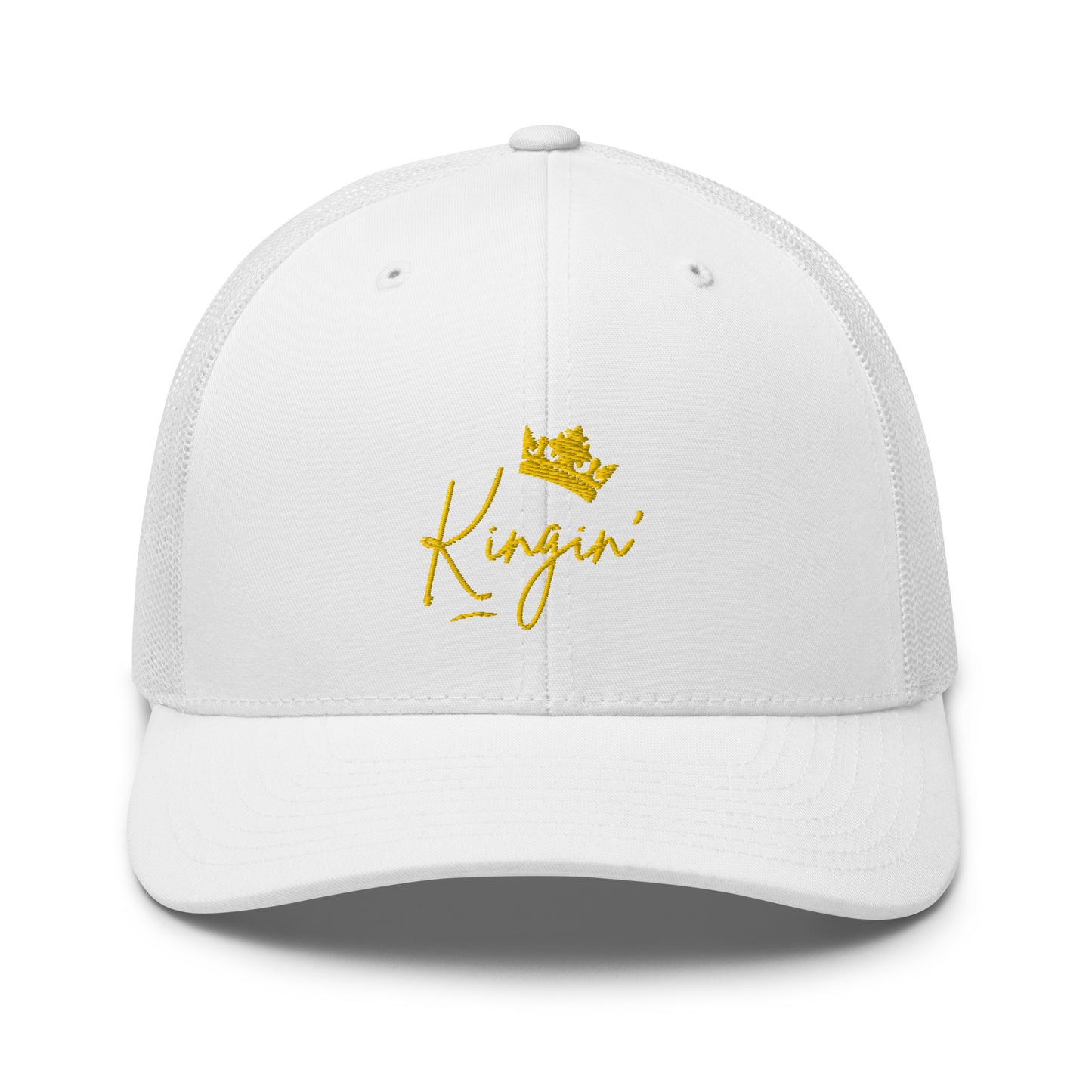 Kingin' Trucker Cap, Royal Gold Logo