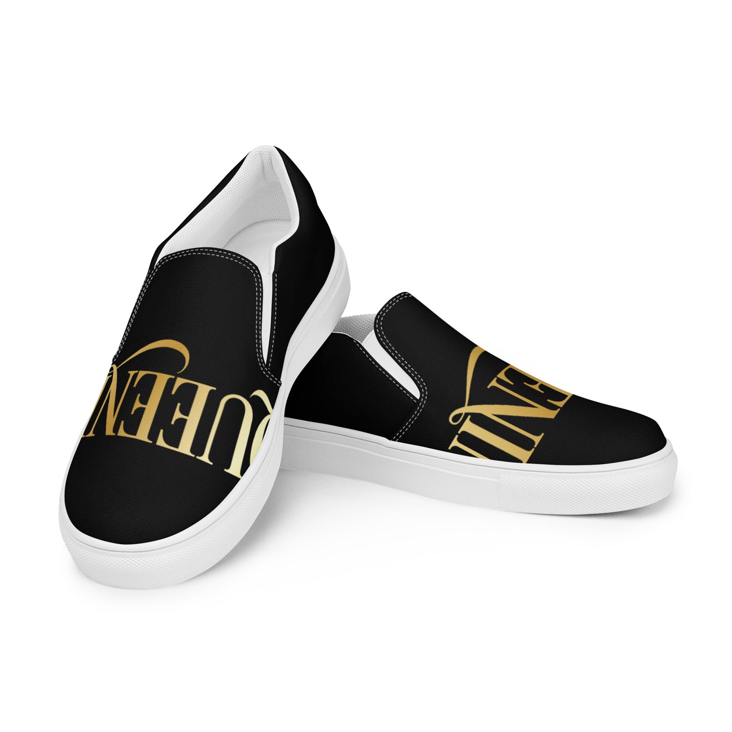 Shiba's slip-on canvas shoes
