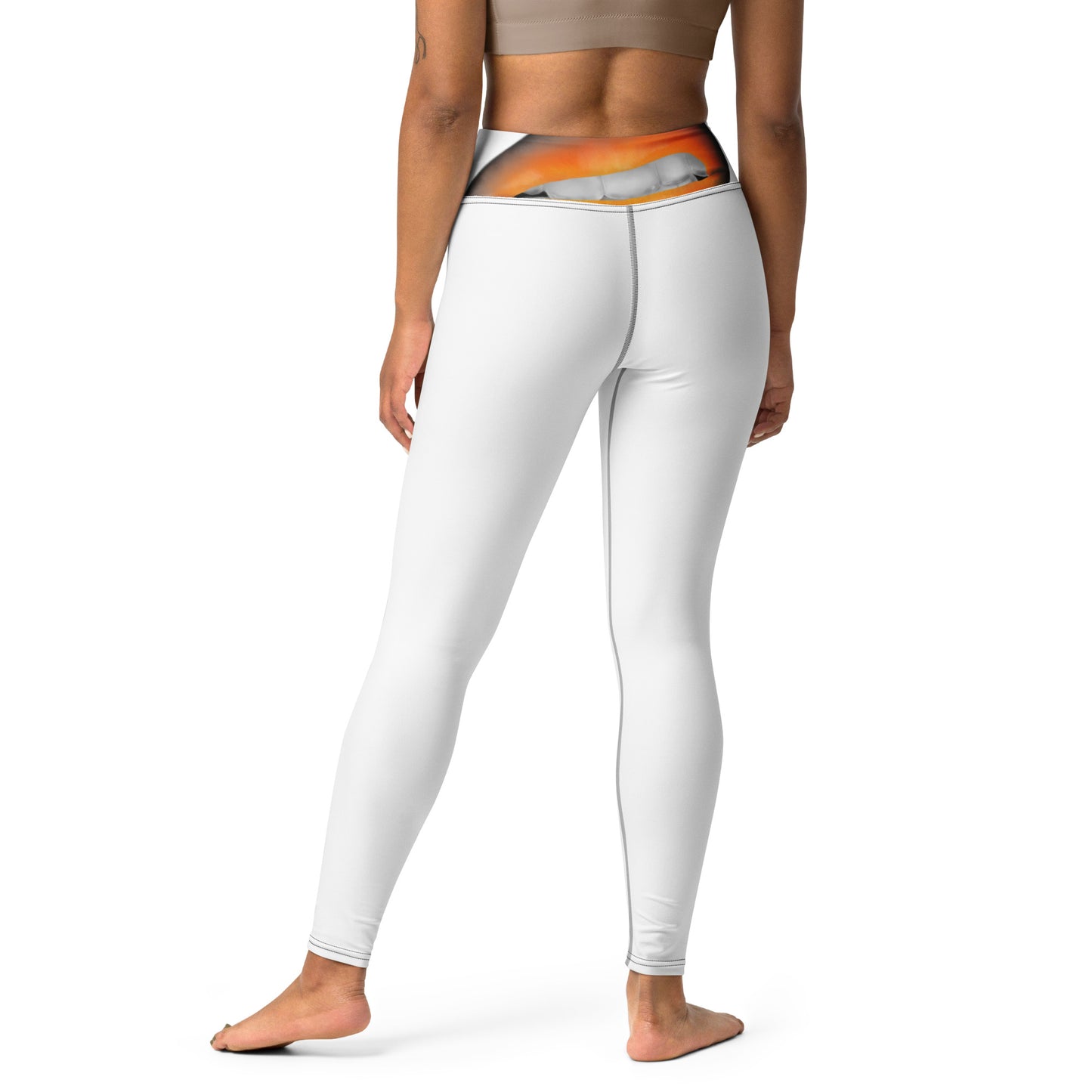 An Orange Mood Yoga Leggings