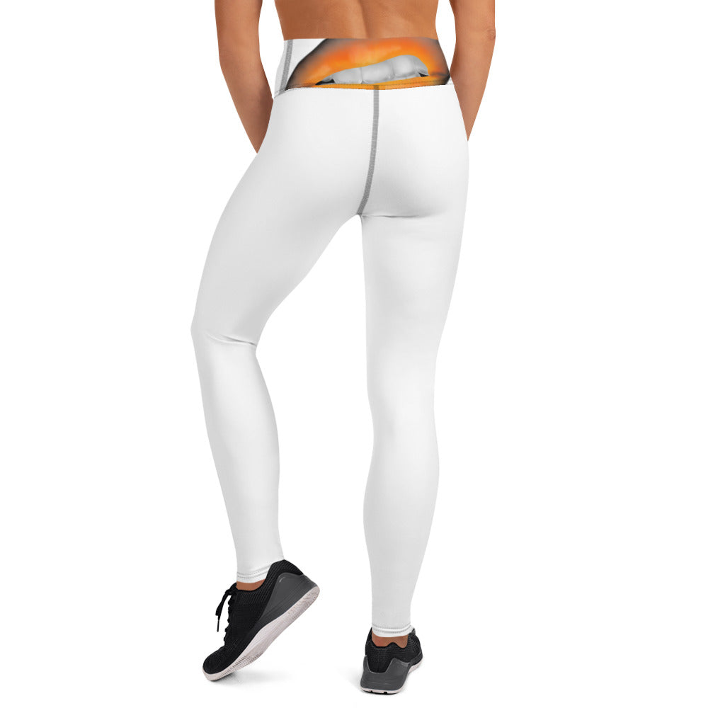 An Orange Mood Yoga Leggings