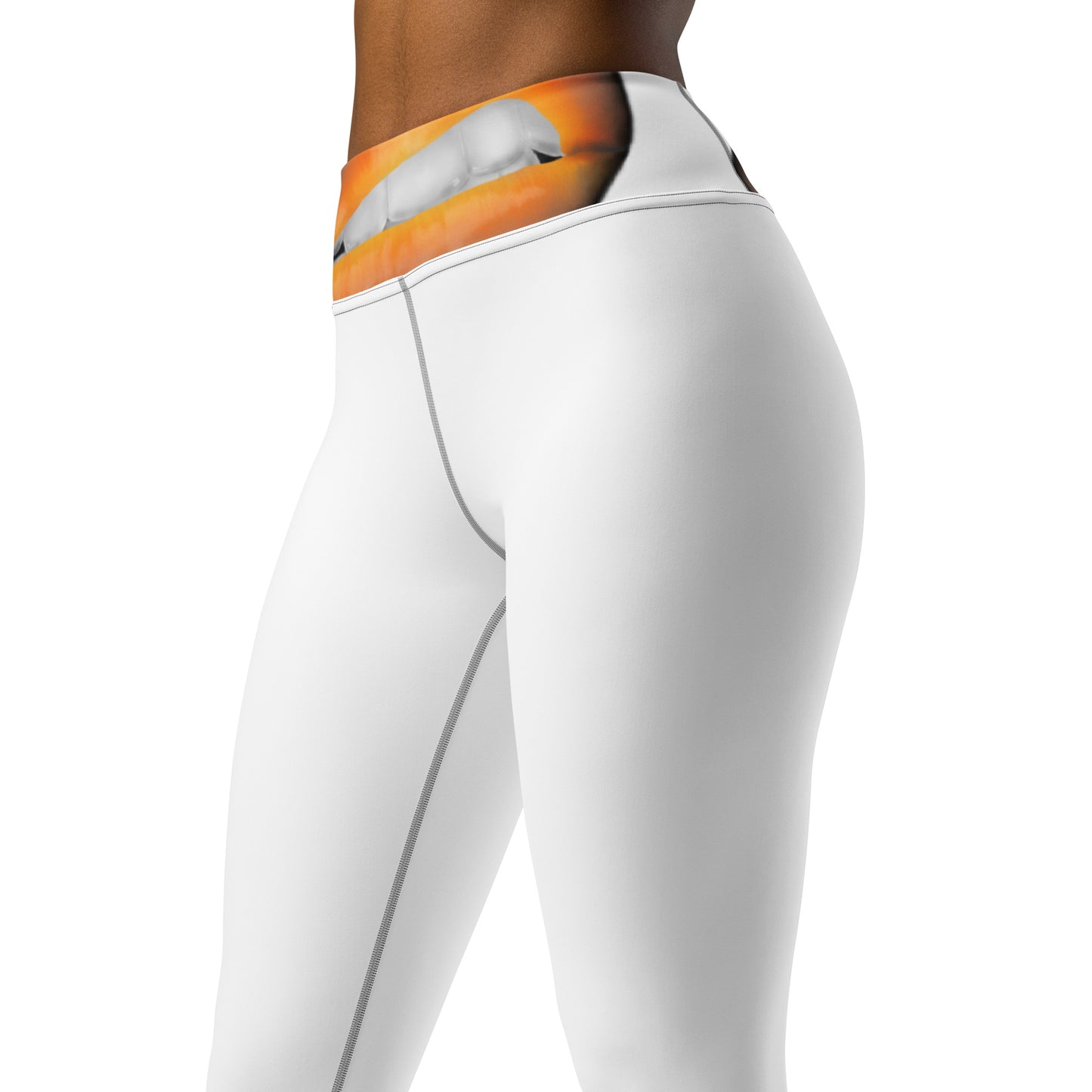 An Orange Mood Yoga Leggings