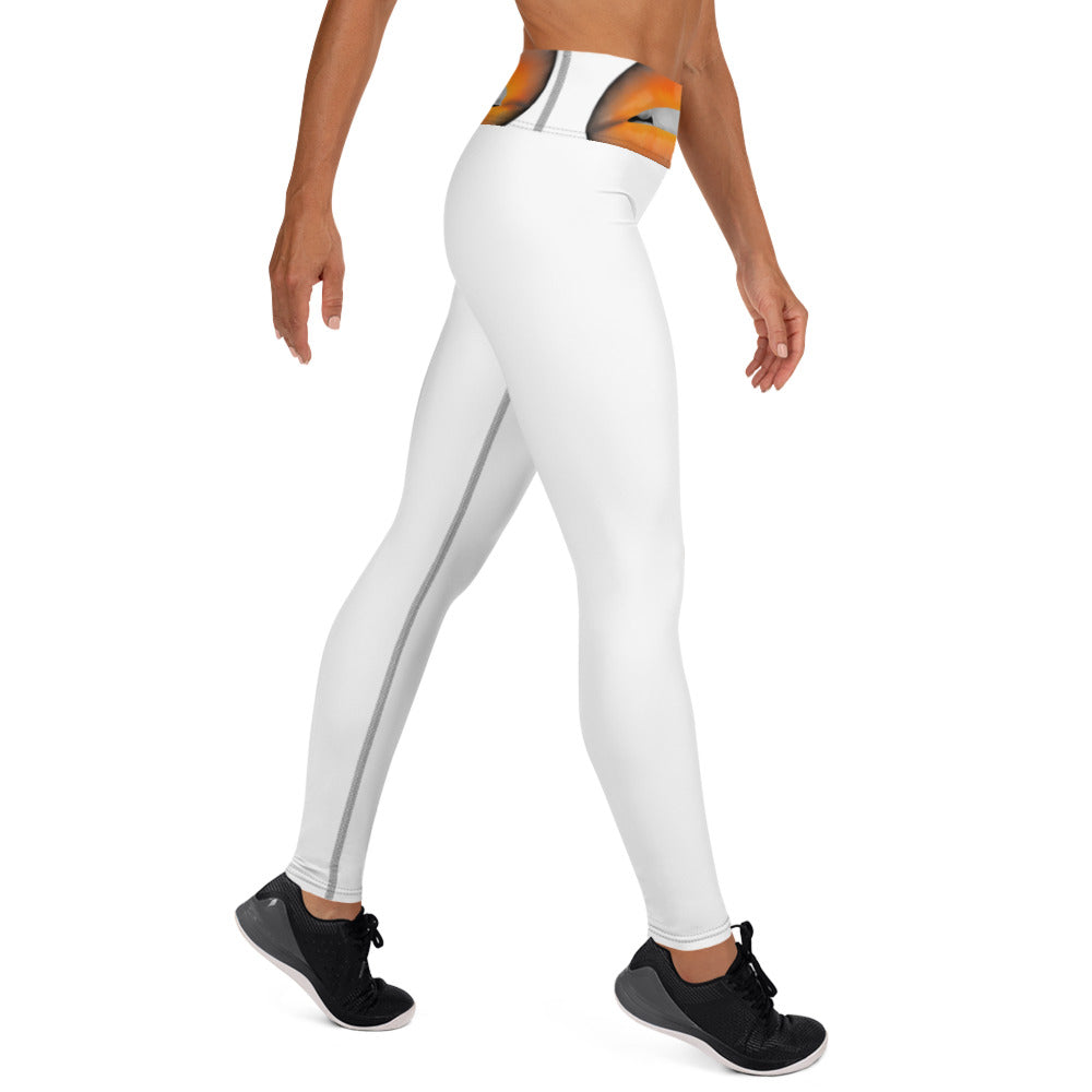 An Orange Mood Yoga Leggings